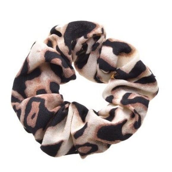 nOir Jewelry Scrunchy Bundle Set of 3 Ombré Cheetah Print Polyester Lightweight - Picture 3 of 4